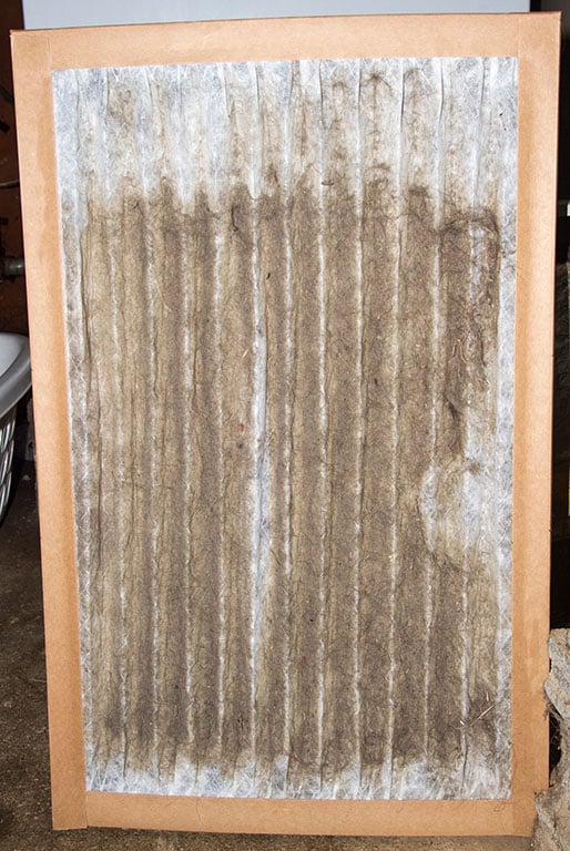 dirty HVAC filter in Shreveport