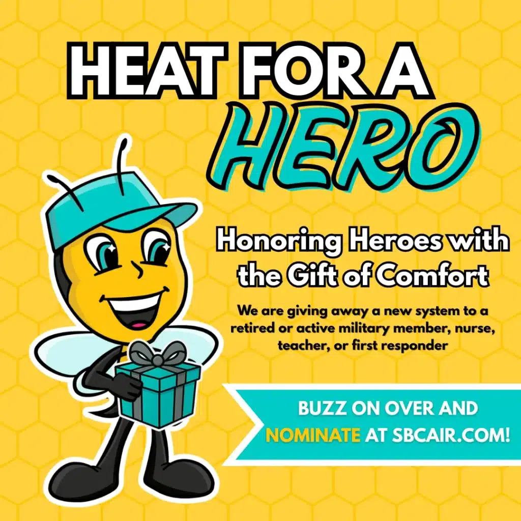 Heat for a Hero contest poster